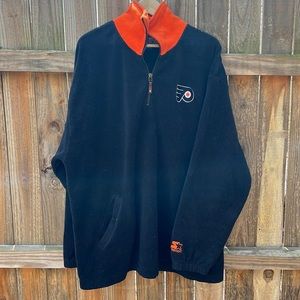 XL Philadelphia Flyers Fleece Quarter-Zip
